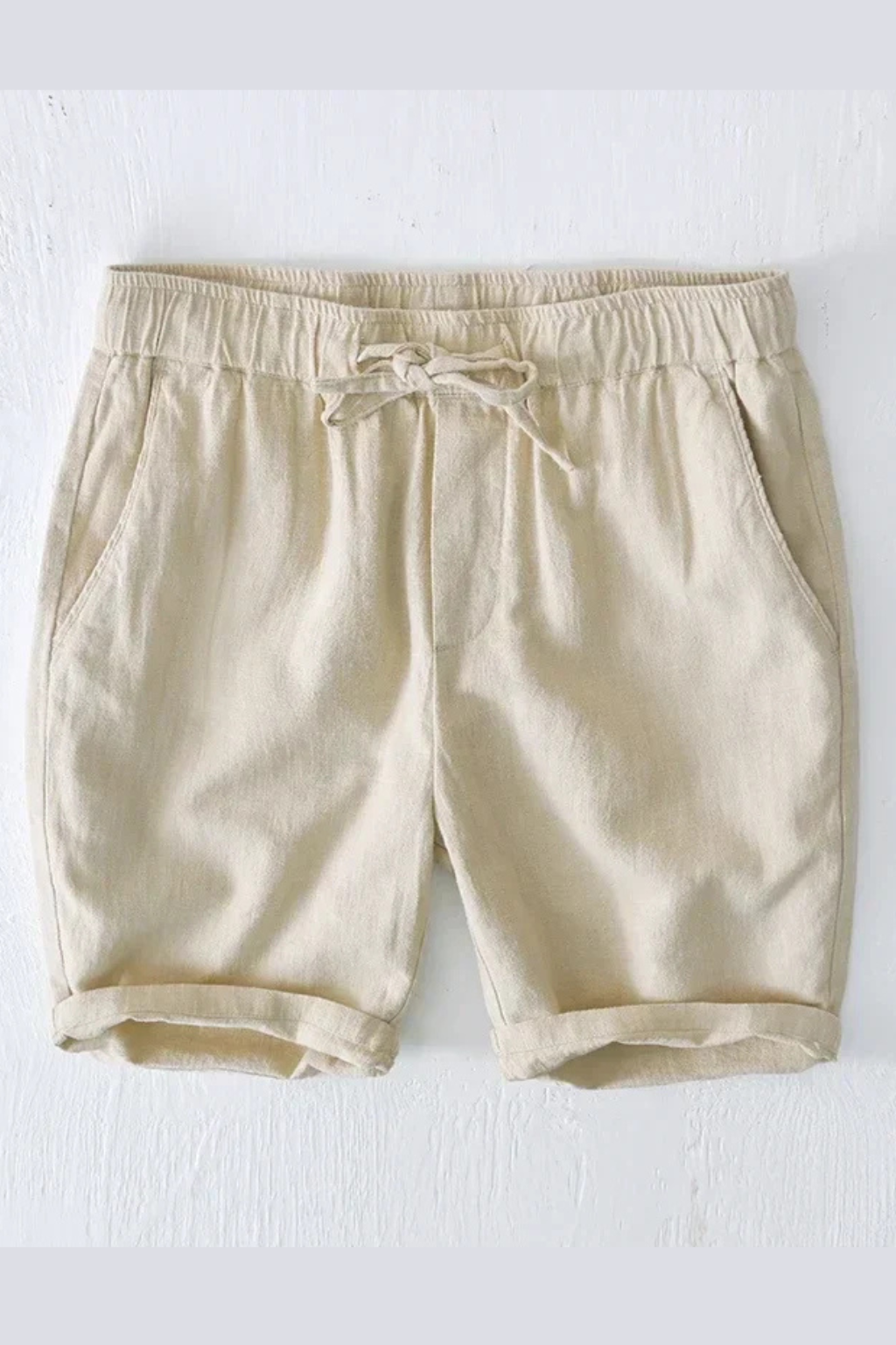 Men's Casual Drawstring Cotton Shorts - Summer Comfort