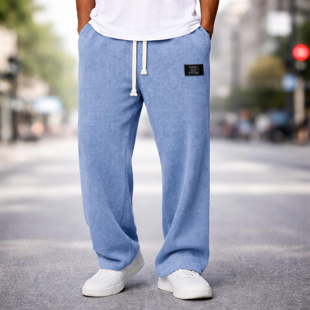 Men's Waffle Knit Pants - Relaxed Fit