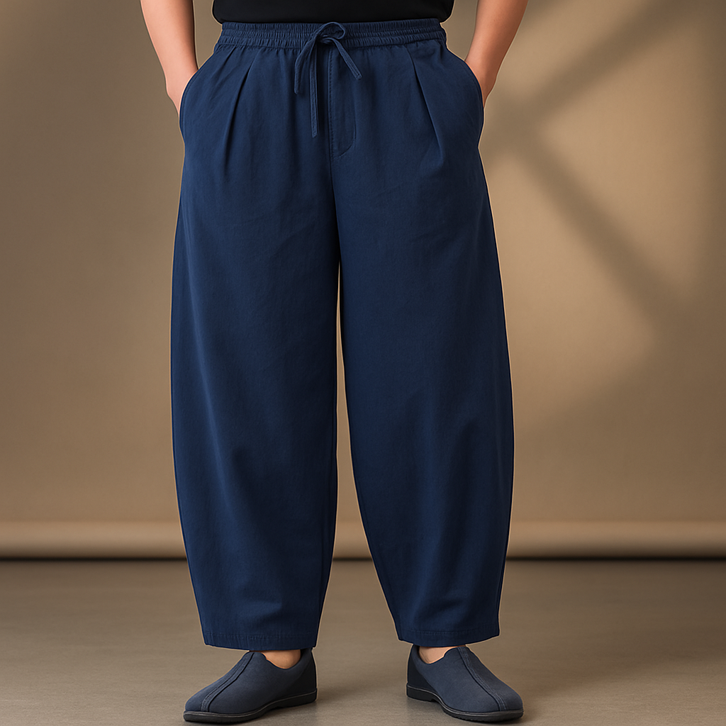 Men's Relaxed Fit Linen Pants - Casual Everyday Wear