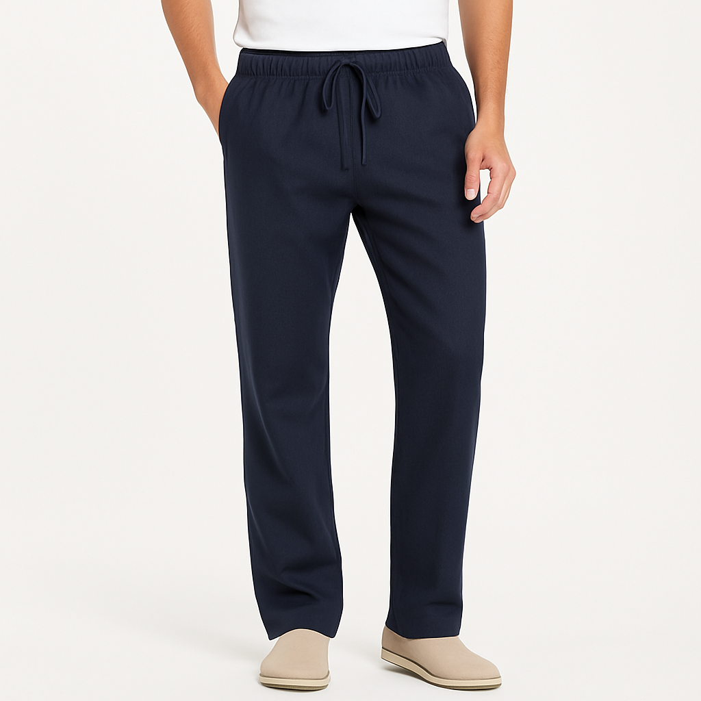 Men's Relaxed Fit Cotton Pants - Casual Wear