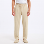 Men's Relaxed Fit Cotton Pants - Casual Wear