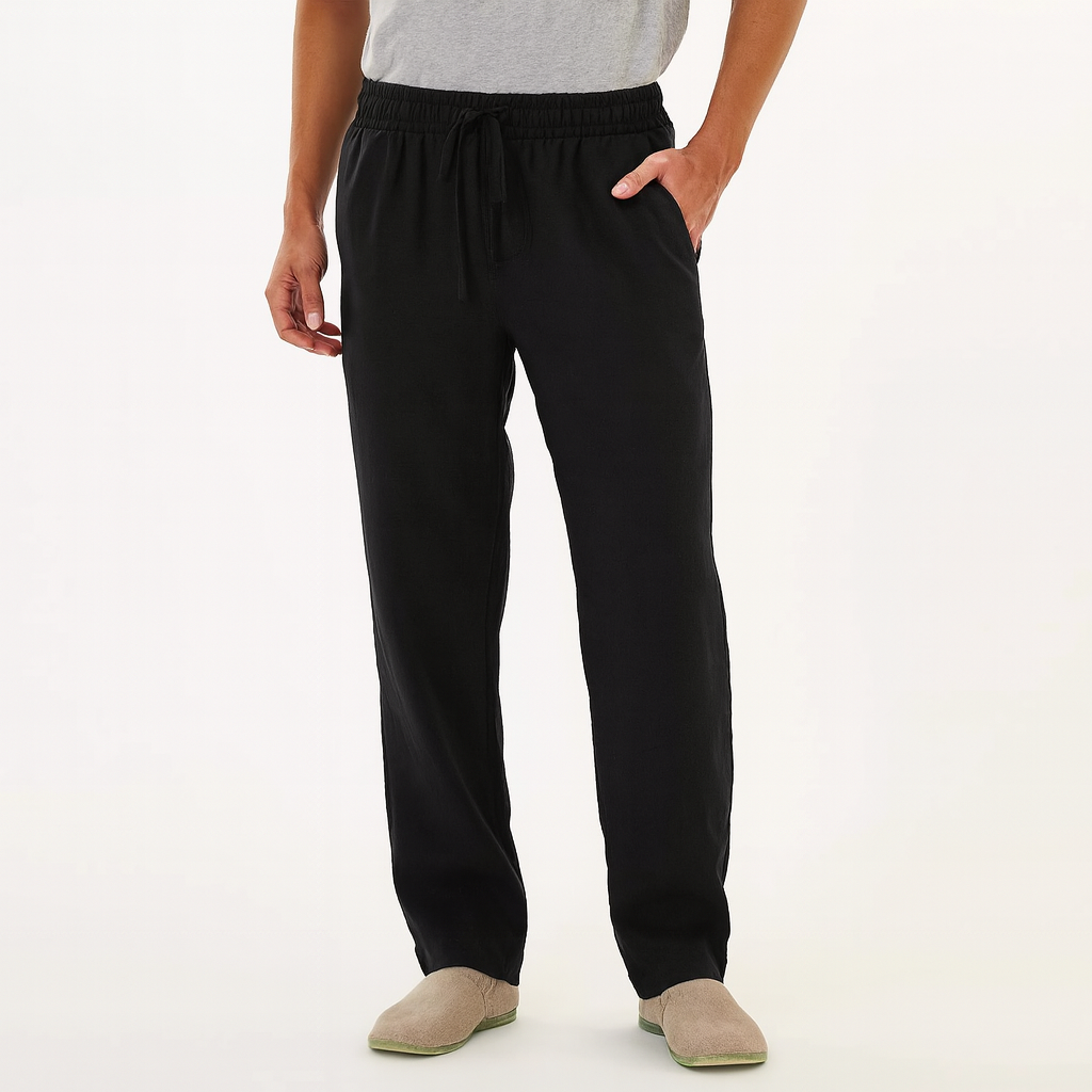 Men's Relaxed Fit Cotton Pants - Casual Wear