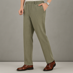 Men's Relaxed Fit Linen Pants - Casual Wear