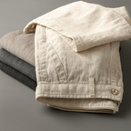 Men's Relaxed Fit Linen Pants - Casual Everyday Wear