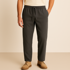 Men's Relaxed Fit Linen Pants - Casual Wear