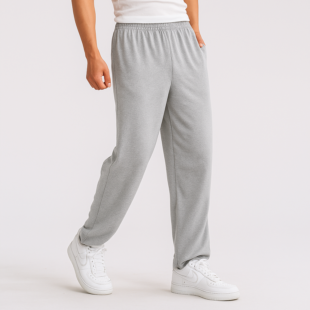 Men's Relaxed Fit Cotton Sweatpants - Everyday Wear