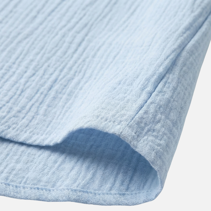 Men's Breathable Linen Button-Down Shirt - Summer Casual Style