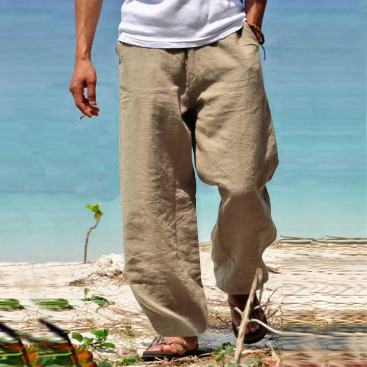 Men's Casual Beach Pants - Relaxed Fit Summer Wear