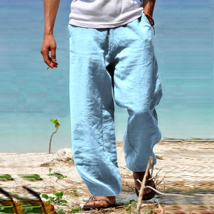 Men's Casual Beach Pants - Relaxed Fit Summer Wear