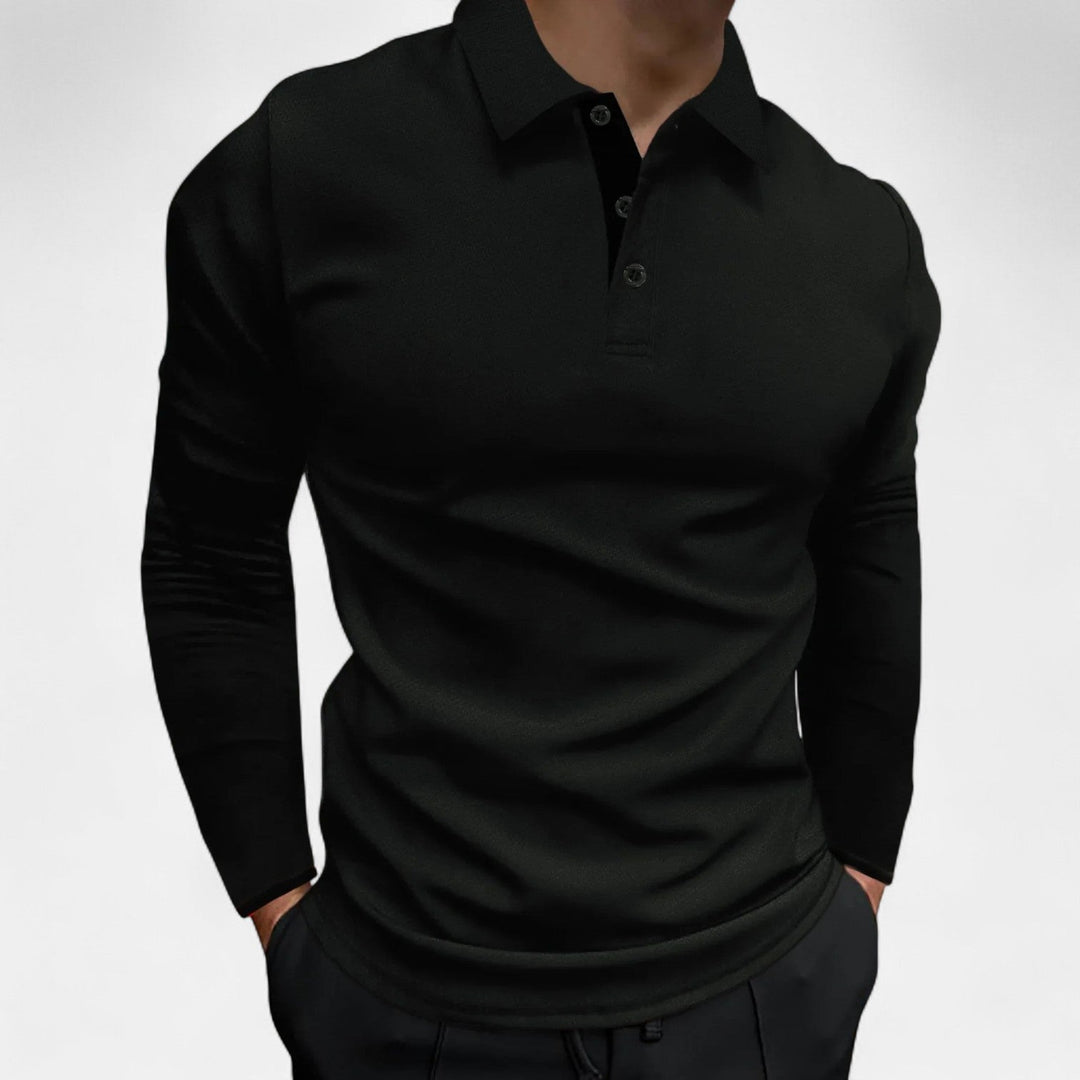Men's Casual Comfortable Cotton Polo Shirt - Everyday Wear