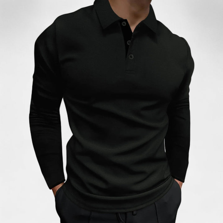 Men's Casual Comfortable Cotton Polo Shirt - Everyday Wear