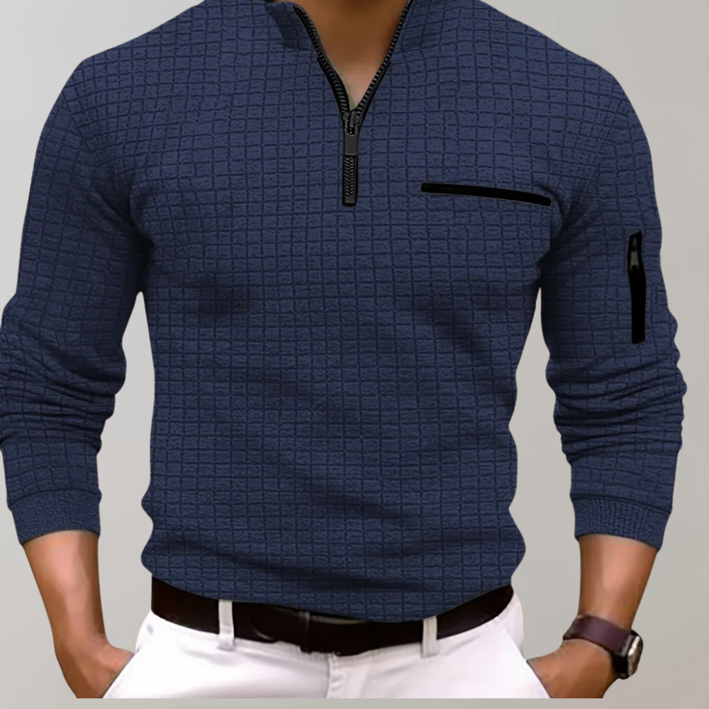 Men's Casual Comfortable Cotton Polo Shirt - Summer Wear