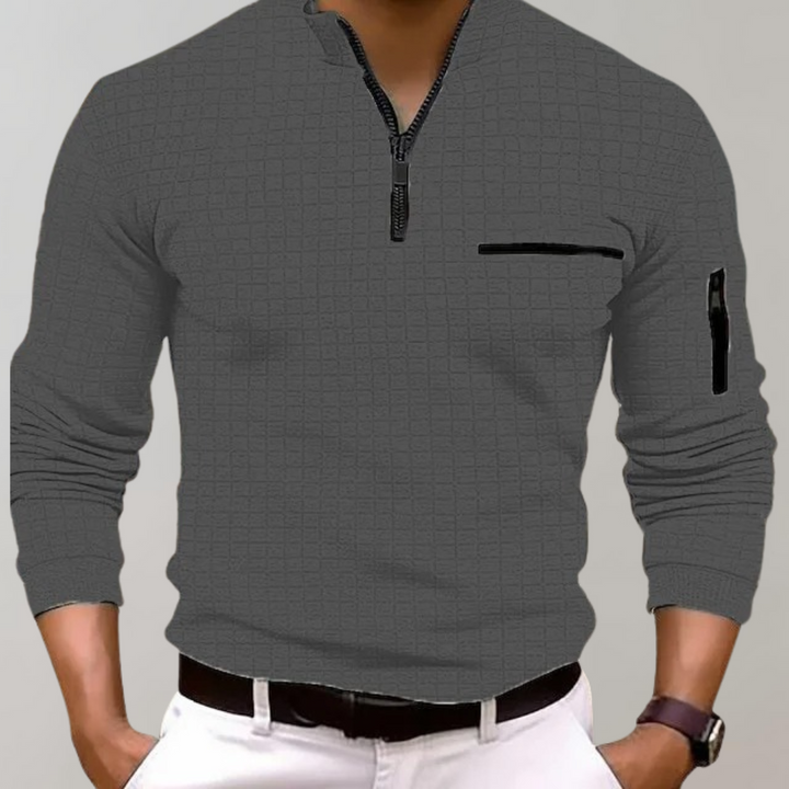 Men's Casual Comfortable Cotton Polo Shirt - Summer Wear