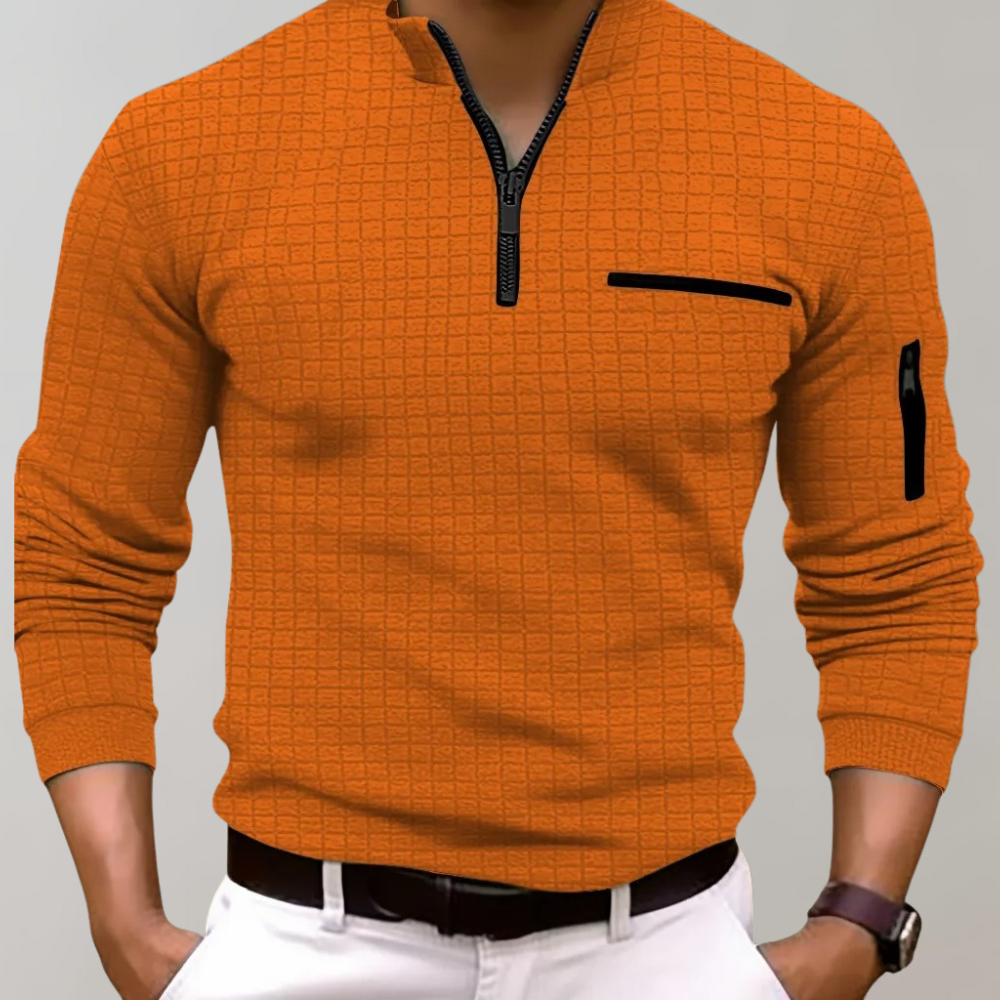 Men's Casual Comfortable Cotton Polo Shirt - Summer Wear