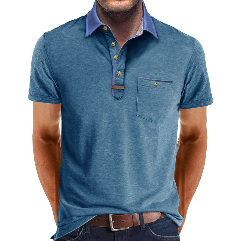 Men's Casual Cotton Polo Shirt - Everyday Wear