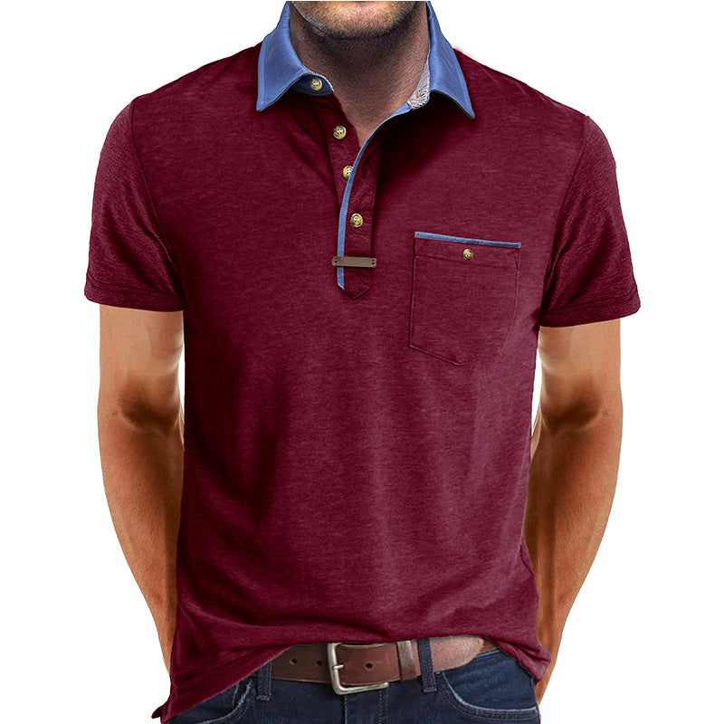 Men's Casual Cotton Polo Shirt - Everyday Wear