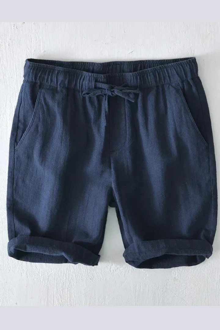 Men's Casual Drawstring Cotton Shorts - Summer Comfort