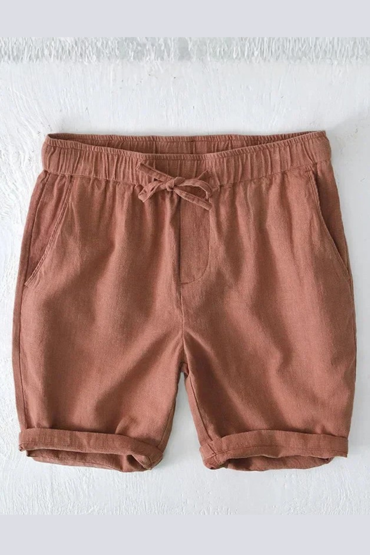 Men's Casual Drawstring Cotton Shorts - Summer Comfort