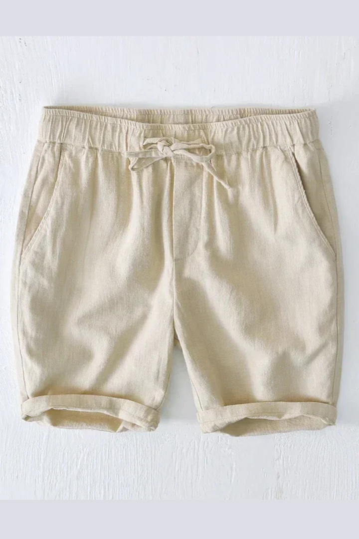 Men's Casual Drawstring Cotton Shorts - Summer Comfort