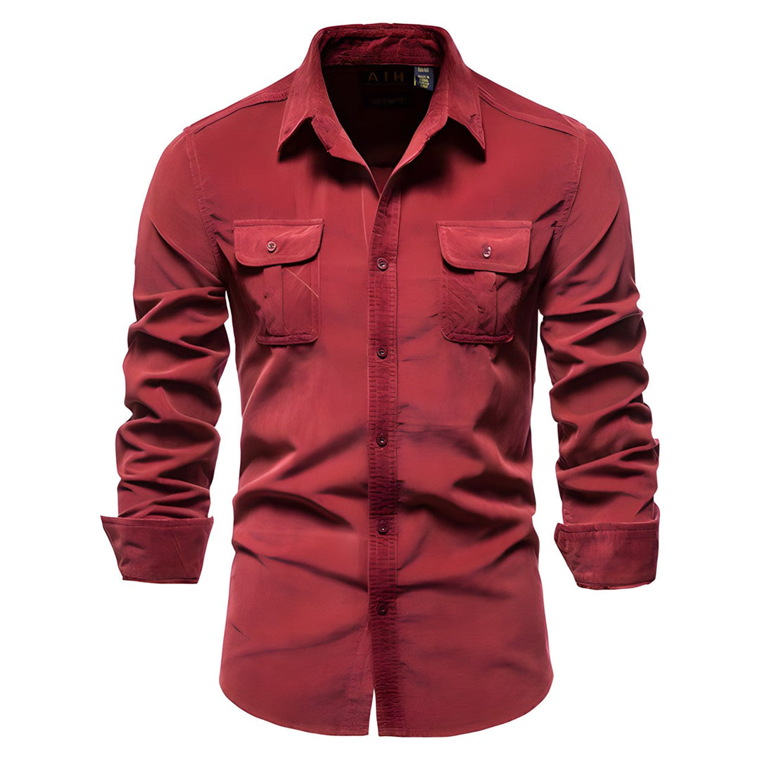 Men's Casual Knit Shirt - Relaxed Fit