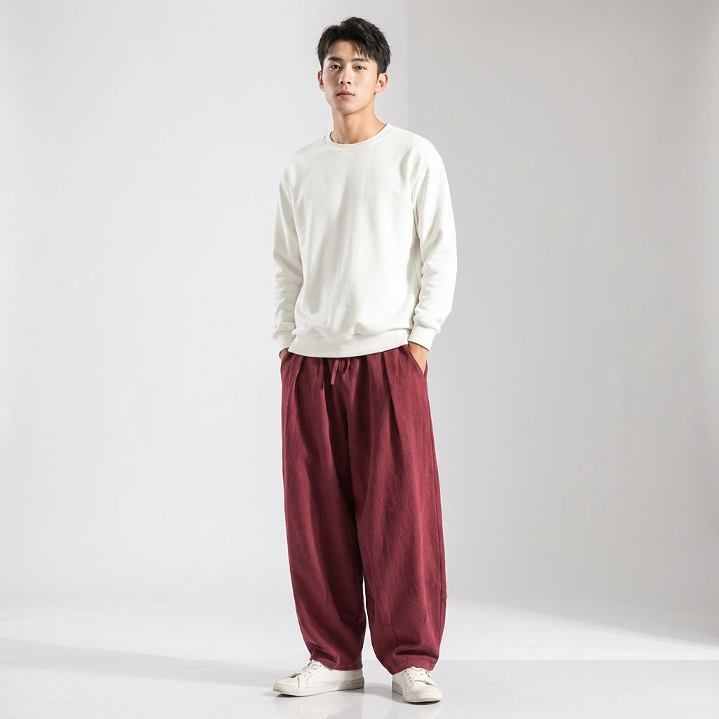Men's Casual Relaxed Fit Cord Pants