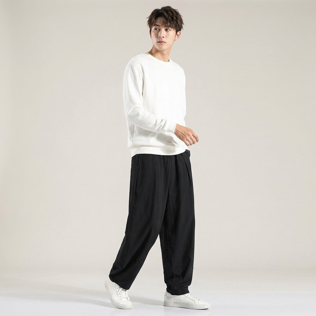 Men's Casual Relaxed Fit Cord Pants