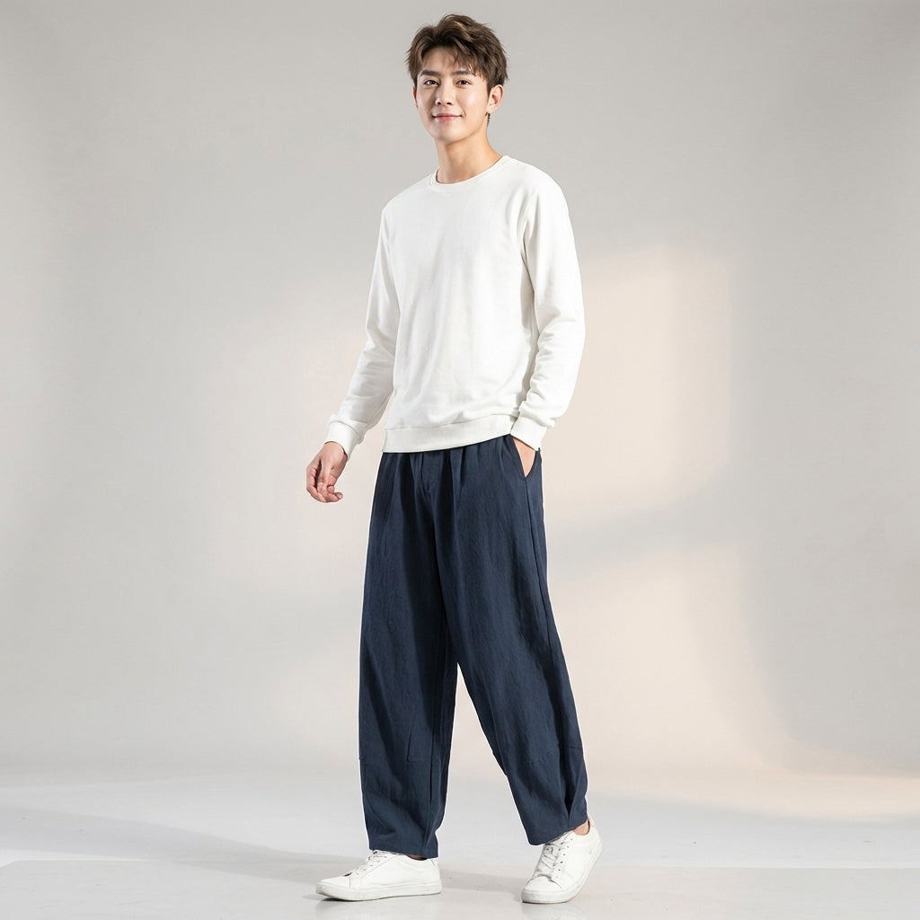 Men's Casual Relaxed Fit Cord Pants