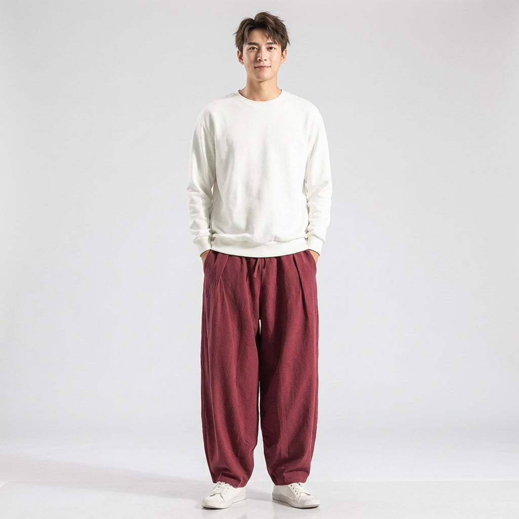 Men's Casual Relaxed Fit Cord Pants