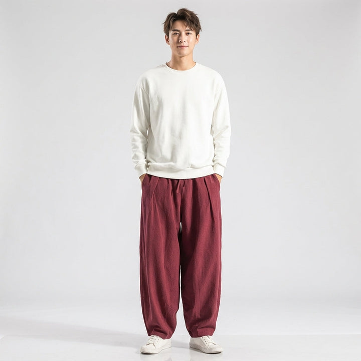 Men's Casual Relaxed Fit Cord Pants