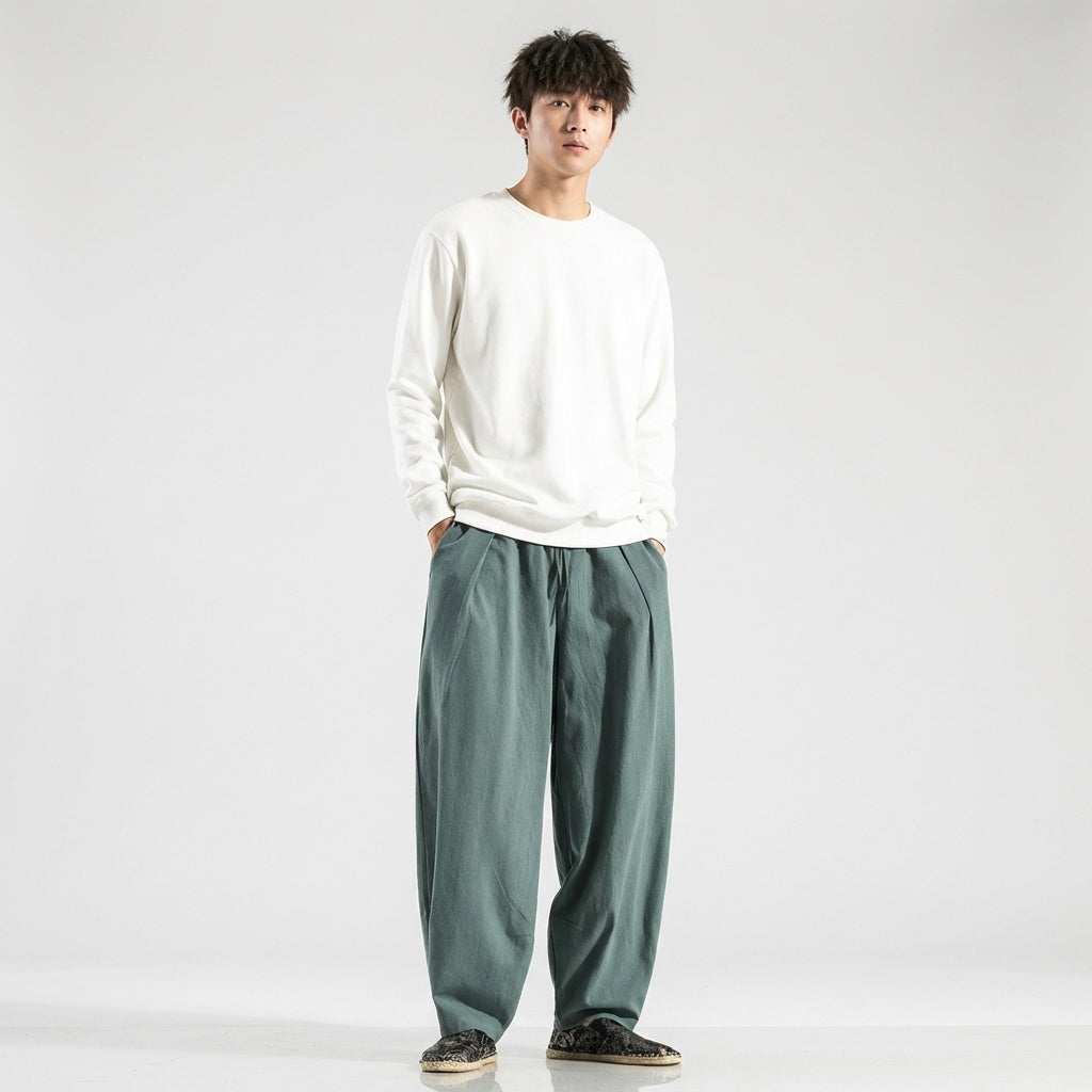 Men's Casual Relaxed Fit Cord Pants