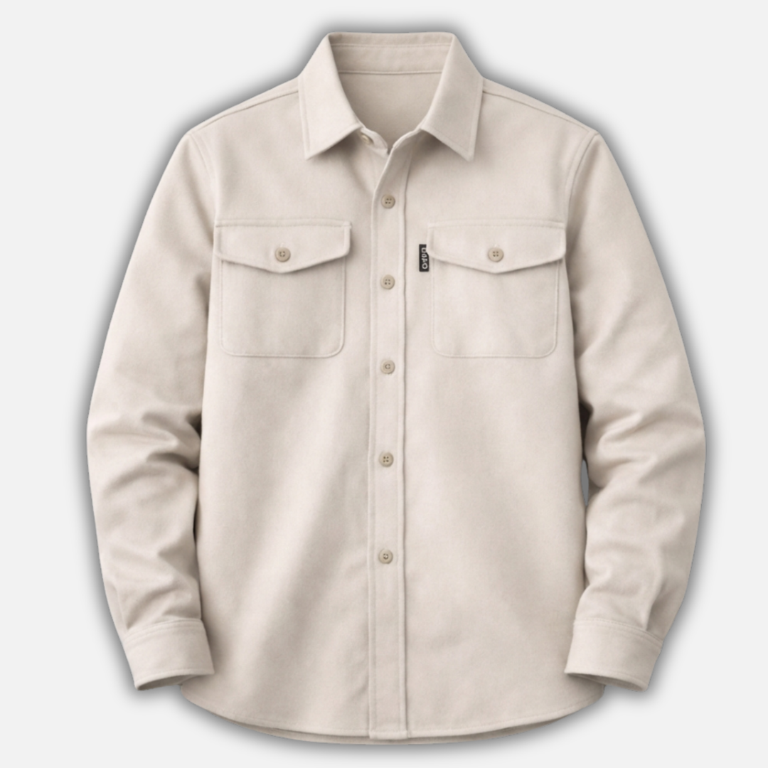 Men's Chest Pocket Button-Up Overshirt