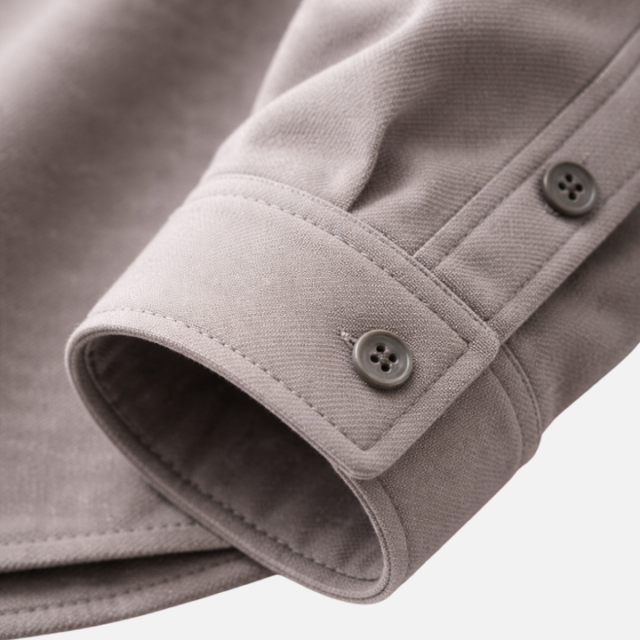 Men's Chest Pocket Button-Up Overshirt