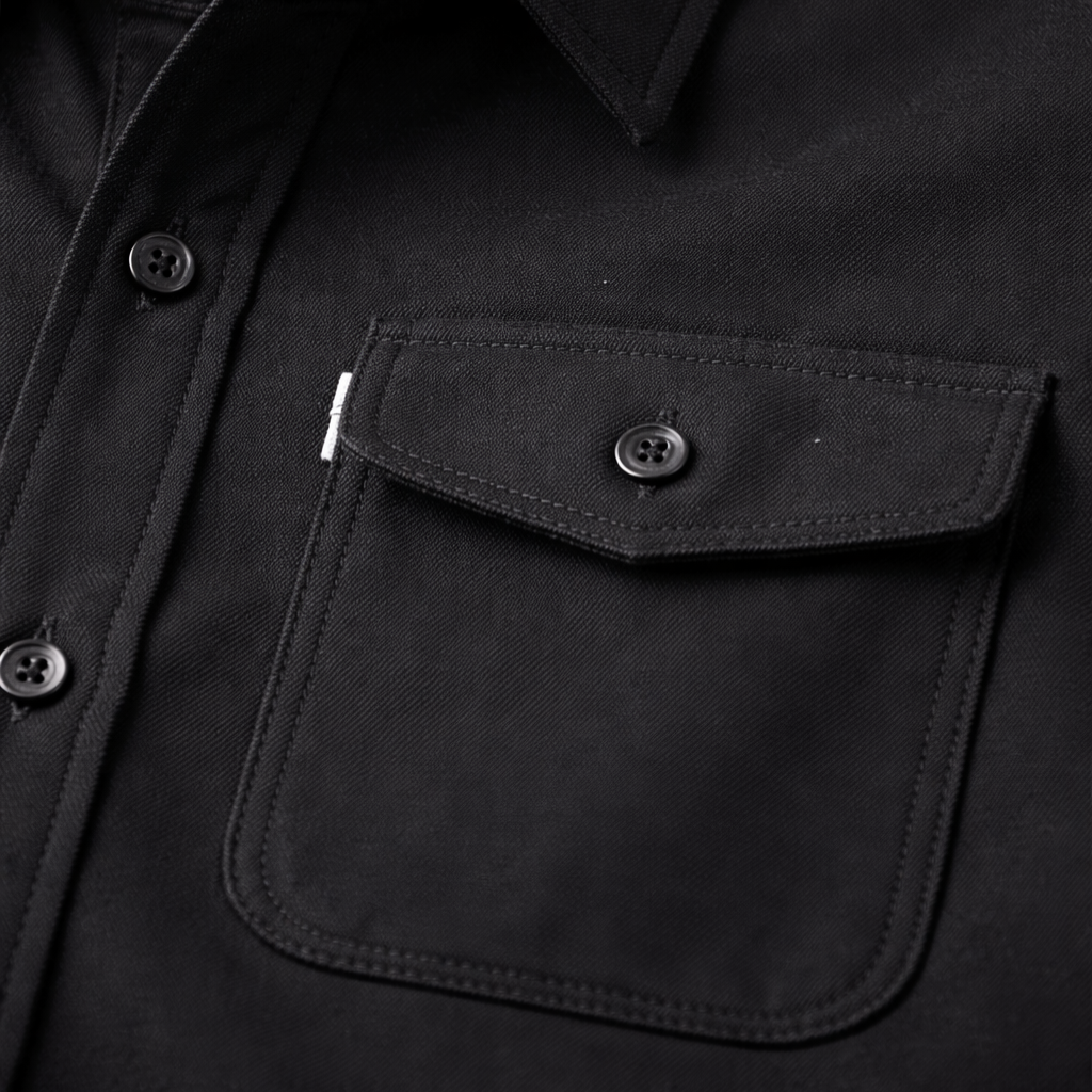 Men's Chest Pocket Button-Up Overshirt