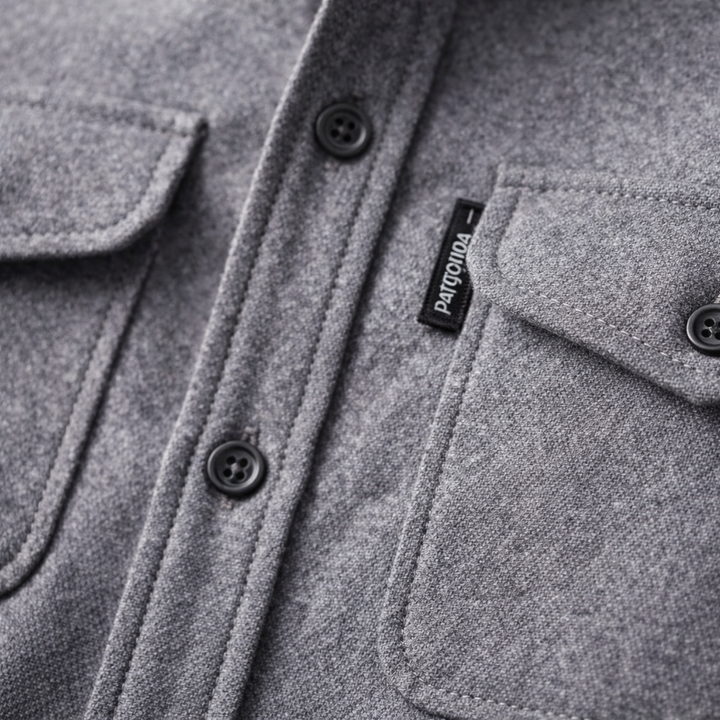Men's Chest Pocket Button-Up Overshirt