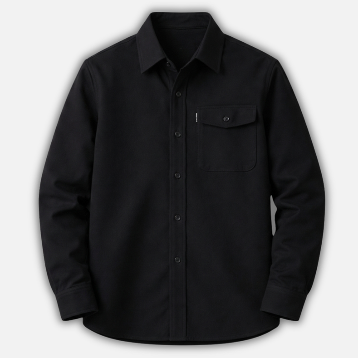 Men's Chest Pocket Button-Up Overshirt