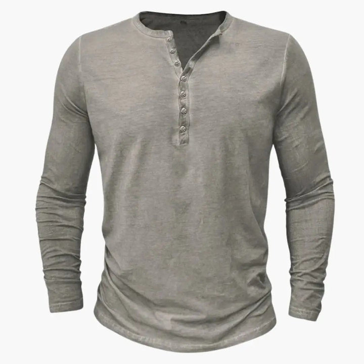 Men's Classic Knit Long Sleeve Shirt - Casual Everyday Wear