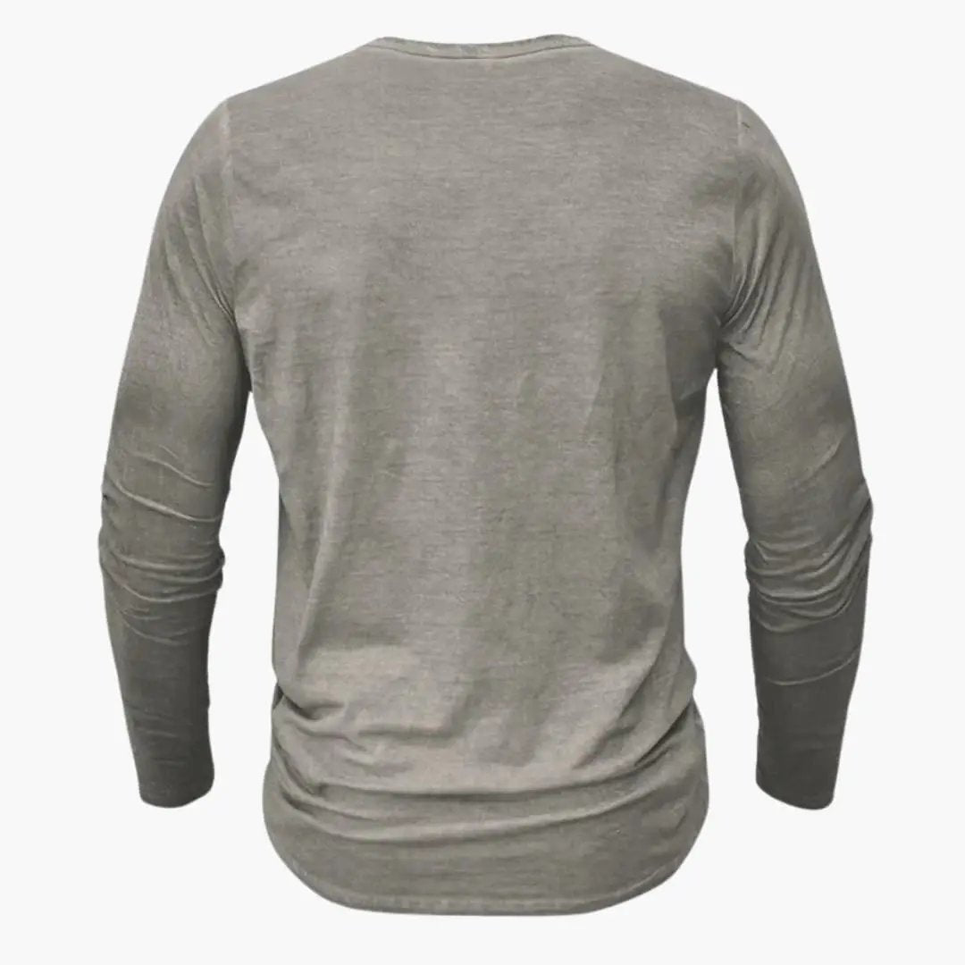 Men's Classic Knit Long Sleeve Shirt - Casual Everyday Wear