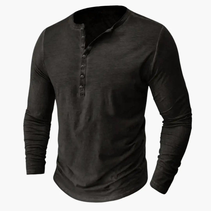 Men's Classic Knit Long Sleeve Shirt - Casual Everyday Wear