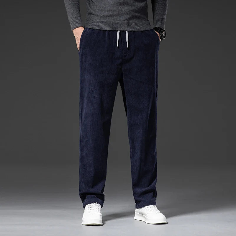 Men's Corduroy Pants - Relaxed Fit Casual