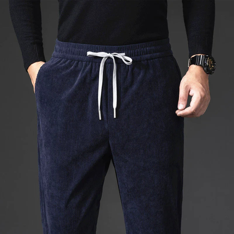 Men's Corduroy Pants - Relaxed Fit Casual