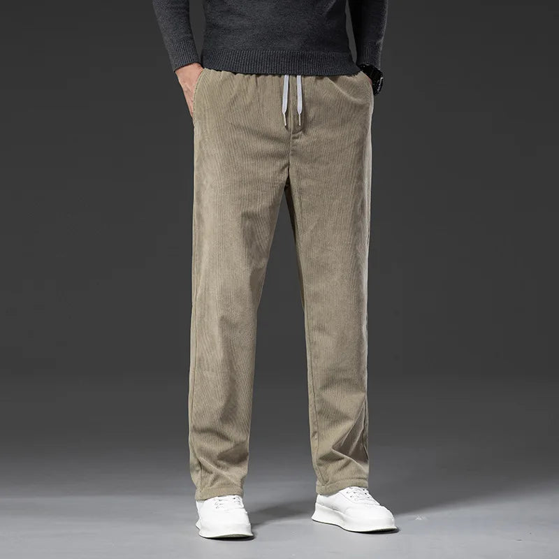 Men's Corduroy Pants - Relaxed Fit Casual