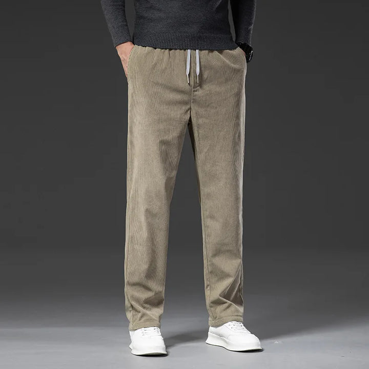 Men's Corduroy Pants - Relaxed Fit Casual