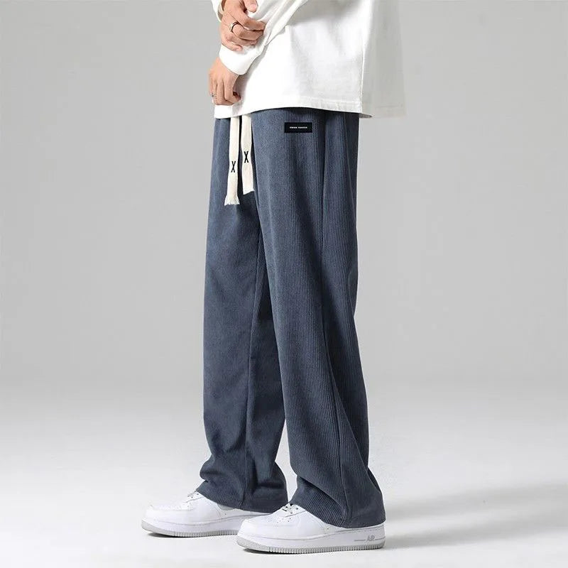 Men's Corduroy Sweatpants - Relaxed Fit Everyday Wear