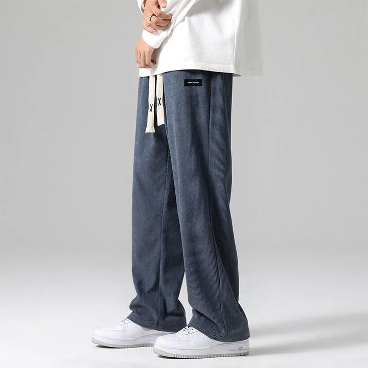 Men's Corduroy Sweatpants - Relaxed Fit Everyday Wear