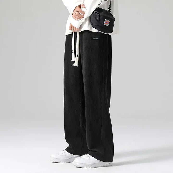 Men's Corduroy Sweatpants - Relaxed Fit Everyday Wear