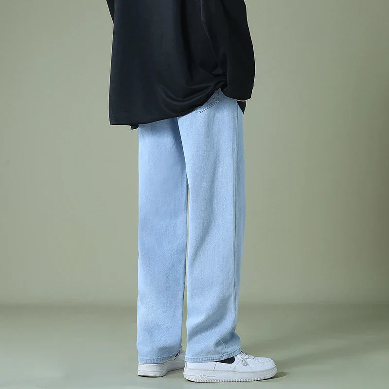 Men's Handstitched Relaxed Fit Denim Jeans - Casual Wear