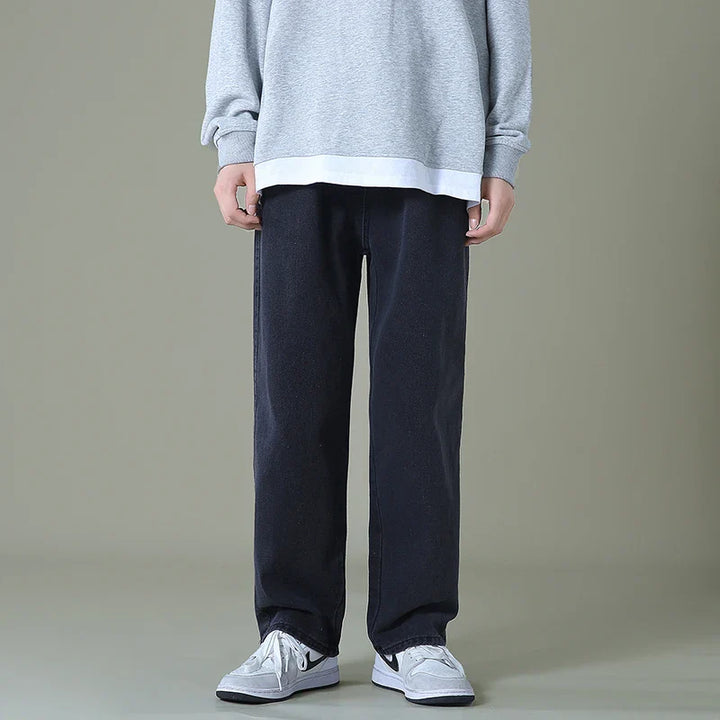 Men's Handstitched Relaxed Fit Denim Jeans - Casual Wear