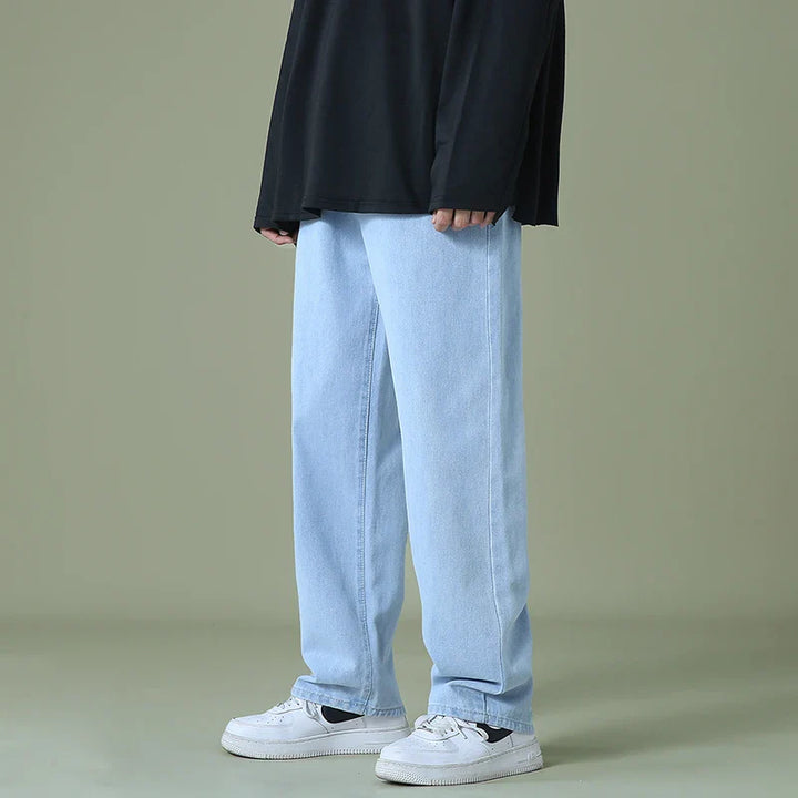 Men's Handstitched Relaxed Fit Denim Jeans - Casual Wear
