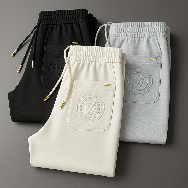 Men's Ice Silk Sweatpants - Relaxed Fit