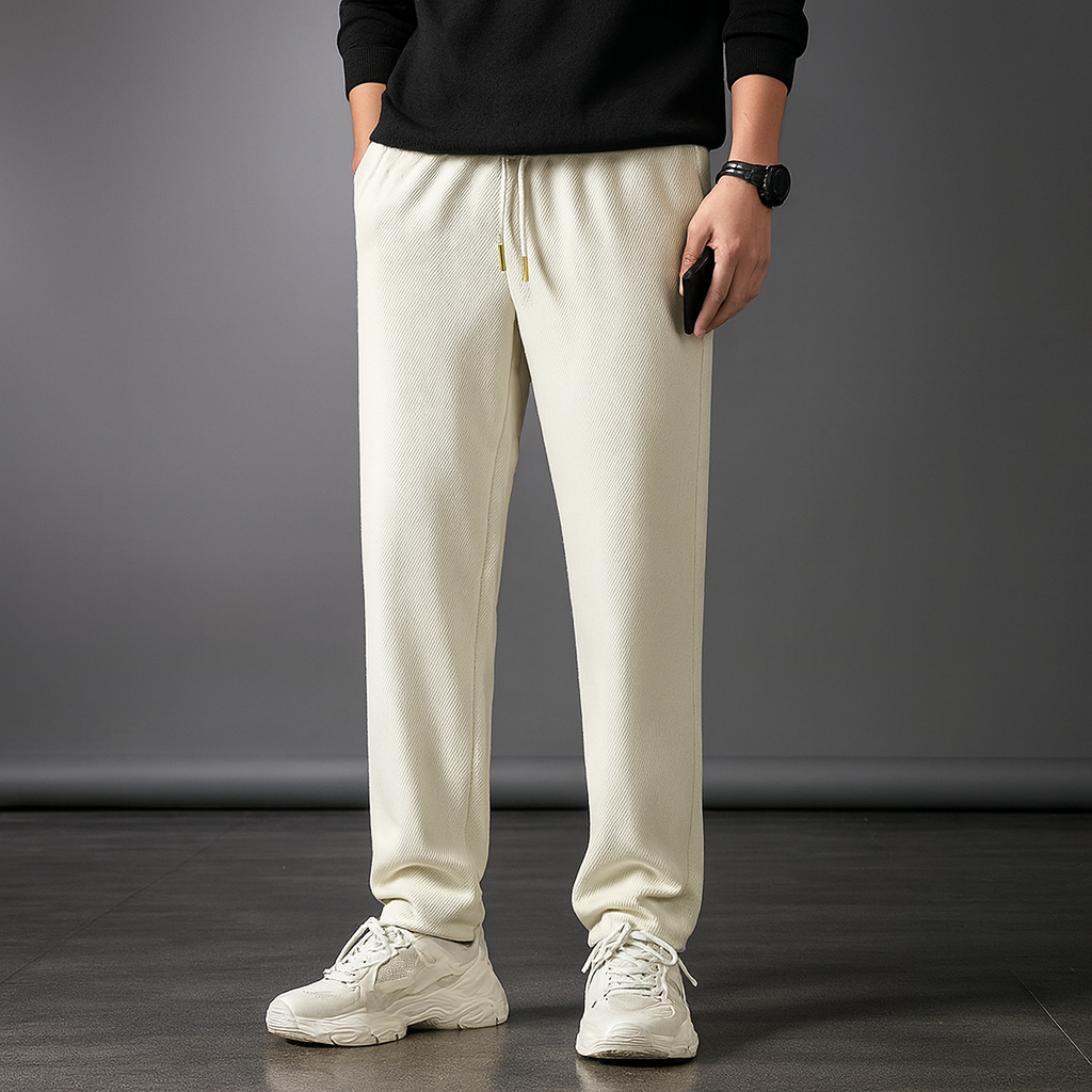Men's Ice Silk Sweatpants - Relaxed Fit